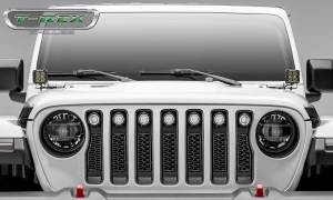 ZROADZ - Z314931 | ZROADZ Grille, Black, 1 Pc, Insert with (7) 2" LED Round Lights, without Forward Facing Camera (2018-2023 Wrangler JL, 2020-2023 JT Gladiator) - Image 6