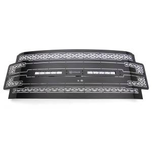 ZROADZ - Z315371 | ZROADZ Grille, Black, 1 Pc, Replacement with (2) 10" LEDs, Fits Vehicles with Camera (2017-2019 F250, F350 Super Duty) - Image 1