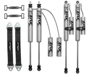 CS-DBC20SPKG-03-D | Carli Suspension Backcountry Carli Tuned Fox 2.0" Remote Reservoir Shocks Package For Ram 2500/3500 4WD | 2003-2009 | 3.0" Lift, With Mounts & Limiting Straps