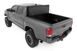 Rough Country - 49420500 | Rough Country Hard Tri Fold Flip Up Bed Cover For Toyota Tacoma | 2016-2023 | 5' Bed - Image 6