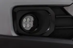 Rough Country - 71095 | Rough Country LED Fog Light Kit For Toyota Tacoma | 2016-2023 | Black Series, Round, 3.5 Inch, Amber DRL - Image 5