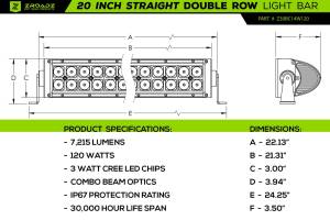 ZROADZ - Z315821 | ZROADZ Grille 1 Pc Replacement with (1) 20" LED (2019-2023 Ford Ranger) - Image 9