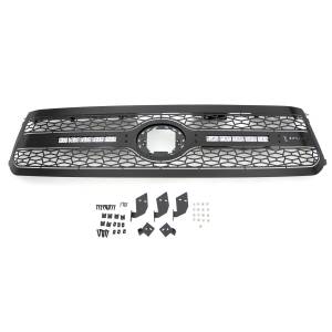 Z319661 | ZROADZ Grille, Black, 1 Pc, Replacement with (2) 10" LEDs (2018-2021 Tundra)