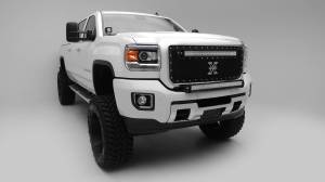 ZROADZ - Z321221-KIT | ZROADZ Front Bumper Top LED Kit  Incl. (1) 30 Inch LED Straight Double Row Light Bar (2015-2019 Silverado, Sierra 2500 HD , 3500 HD) - Image 5