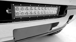 ZROADZ - Z322111-KIT | ZROADZ Front Bumper Center LED Kit with (1) 12 Inch LED Straight Double Row Light Bar (2015-2019 Sierra 2500 HD, 3500 HD) - Image 8