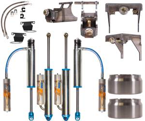 CS-DD30SPKG-13-D | Carli Suspension Dominator Carli Tuned King 3.0" Remote Reservoir Shocks Package For Ram 3500 4WD | 2013-2023 | 3.25" Lift, With Mounts & Hardware