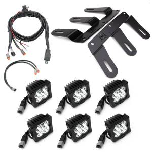 ZROADZ - Z325401-KIT | ZROADZ Front Bumper OEM Fog LED Kit with (6) 3 Inch White LED Pod Lights (2021-2023 Ford Bronco) - Image 2