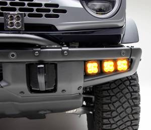 ZROADZ - Z325401-KITA | ZROADZ Front Bumper OEM Fog LED Kit with (6) 3 Inch Amber LED Pod Lights (2021-2023 Ford Bronco) - Image 7