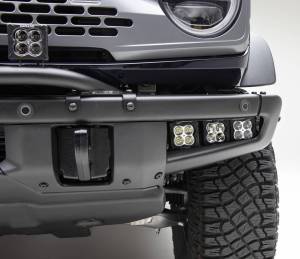 ZROADZ - Z325401-KITAW | ZROADZ Front Bumper OEM Fog Amber LED Kit with (2) 3 Inch Amber LED Pod Lights and (4) 3 Inch White LED Pod Lights (2021-2023 Ford Bronco) - Image 13