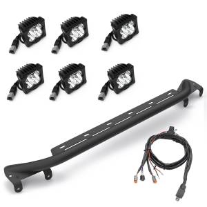 ZROADZ - Z325431-KIT | ZROADZ Front Bumper Top LED Kit with (6) 3 Inch LED Light Pods (2021-2023 Ford Bronco) - Image 2