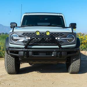 ZROADZ - Z325441-KIT | ZRoadz Prerunner Baja Bar (Standard Hoop) LED Kit Includes (2) 4 inch Round White ZROADZ LED Pod Lights (2021-2023 Ford Bronco) - Image 4