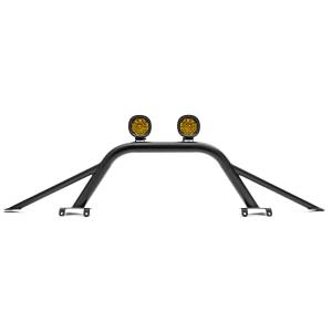 ZROADZ - Z325451-KITA | ZRoadz Prerunner Baja Bar (Mid-Length Hoop) LED Kit Includes (2) 4 inch Round Amber ZROADZ LED Pod Lights (2021-2023 Ford Bronco) - Image 2