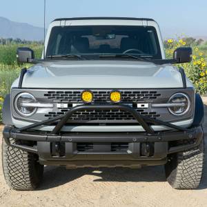 ZROADZ - Z325451-KITA | ZRoadz Prerunner Baja Bar (Mid-Length Hoop) LED Kit Includes (2) 4 inch Round Amber ZROADZ LED Pod Lights (2021-2023 Ford Bronco) - Image 7