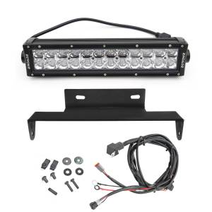 ZROADZ - Z325471-KIT | ZROADZ Front Bumper Center LED Kit with (1) 12 Inch LED Straight Double Row Light Bar (2017-2019 F250, F350 Super Duty) - Image 2