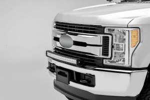 ZROADZ - Z325472-KIT | ZROADZ Front Bumper Top LED Kit with (1) 30 Inch LED Curved Double Row Light Bar (2017-2019 F250, F350 Super Duty) - Image 8