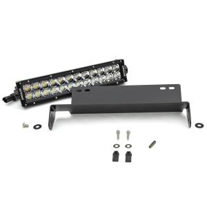 ZROADZ - Z325571-KIT | ZROADZ Front Bumper Center LED Kit with (1) 12 Inch LED Straight Double Row Light Bar (2020-2022 F250, F350 Super Duty) - Image 3