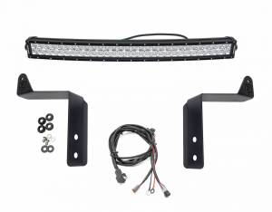 Z325572-KIT | ZROADZ Front Bumper Top LED Kit with (1) 30 Inch LED Curved Double Row Light Bar (2020-2022 F250, F350 Super Duty)