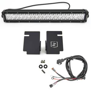 ZROADZ - Z325632-KIT | ZROADZ Front Bumper Center LED Kit with (1) 20 Inch LED Straight Double Row Light Bar (2008-2010 F250, F350 Super Duty) - Image 2