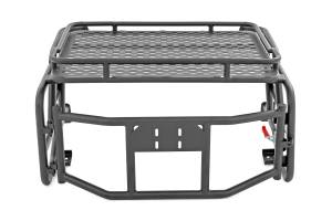 Rough Country - 93141 | Rough Country Tubular Rear Cargo Rack With Spare Tire Mount For Polaris RZR XP / XP 4 1000 | 2014-2021 - Image 3