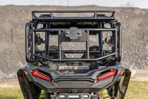 Rough Country - 93141 | Rough Country Tubular Rear Cargo Rack With Spare Tire Mount For Polaris RZR XP / XP 4 1000 | 2014-2021 - Image 5