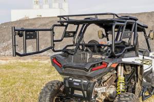 Rough Country - 93141 | Rough Country Tubular Rear Cargo Rack With Spare Tire Mount For Polaris RZR XP / XP 4 1000 | 2014-2021 - Image 6