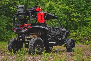 Rough Country - 93141 | Rough Country Tubular Rear Cargo Rack With Spare Tire Mount For Polaris RZR XP / XP 4 1000 | 2014-2021 - Image 8