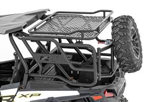 Rough Country - 93141 | Rough Country Tubular Rear Cargo Rack With Spare Tire Mount For Polaris RZR XP / XP 4 1000 | 2014-2021 - Image 12