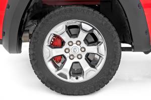 Rough Country - 71148A | Rough Country Caliper Front and Rear Covers For Ram 1500 2/4WD | 2019-2023 | Red - Image 3