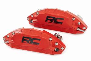 Rough Country - 71149 | Rough Country Caliper Front And Rear Covers For Toyota 4Runner 2WD/4WD | 2003-2023 | Red - Image 2