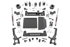 Rough Country - 71230 | Rough Country 6 Inch Lift Kit For Toyota Tundra 2/4WD | 2022-2023 | Factory Axle Type Red, No Factory Rear Air Ride, Without Auto Headlights - Image 1