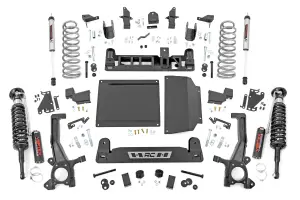 71257 | Rough Country 6 Inch Lift Kit With Rear Coils Springs For Toyota Tundra 4WD | 2022-2024 | Vertex Coilovers, V2 Rear Shocks