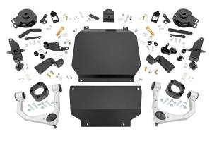 Rough Country - 71300 | Rough Country 3.5 Inch Lift Kit For Toyota Tundra (2022-2024) | Factory Rear Air Ride, Strut Spacers With Shock Relocation Bracket - Image 1