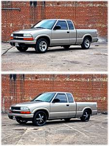 Rough Country - 724 | Rough Country 2 Inch Front | 2.5 Inch Rear Lowering Kit (1982-2003 S10, S15 Pickup) - Image 4
