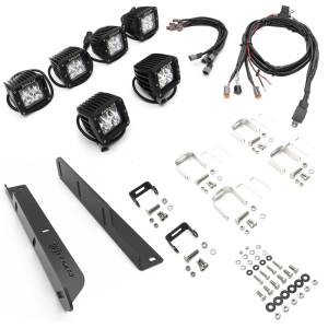 ZROADZ - Z325652-KIT | ZROADZ Front Bumper OEM Fog LED Kit with (6) 3 Inch White LED Pod Lights (2017-2020 Ford F-150 Raptor) - Image 2