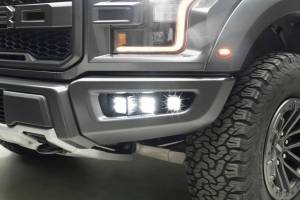 ZROADZ - Z325652-KIT | ZROADZ Front Bumper OEM Fog LED Kit with (6) 3 Inch White LED Pod Lights (2017-2020 Ford F-150 Raptor) - Image 10