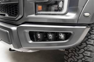 ZROADZ - Z325652-KIT | ZROADZ Front Bumper OEM Fog LED Kit with (6) 3 Inch White LED Pod Lights (2017-2020 Ford F-150 Raptor) - Image 12