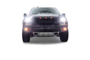 ZROADZ - Z325672-KIT | ZROADZ Front Bumper OEM Fog Amber LED Kit with (2) 3 Inch Amber LED Pod Lights and (4) 3 Inch White LED Pod Lights (2017-2020 Ford Raptor) - Image 12