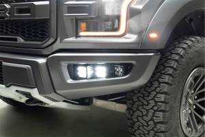 ZROADZ - Z325672-KIT | ZROADZ Front Bumper OEM Fog Amber LED Kit with (2) 3 Inch Amber LED Pod Lights and (4) 3 Inch White LED Pod Lights (2017-2020 Ford Raptor) - Image 21