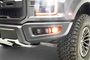 ZROADZ - Z325672-KIT | ZROADZ Front Bumper OEM Fog Amber LED Kit with (2) 3 Inch Amber LED Pod Lights and (4) 3 Inch White LED Pod Lights (2017-2020 Ford Raptor) - Image 22