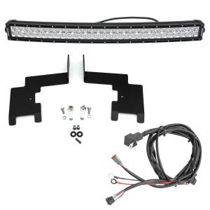 ZROADZ - Z327871-KIT | ZROADZ Front Bumper Center LED Kit with (1) 30 Inch LED Curved Double Row Light Bar (2010-2017 Nissan Patrol) - Image 2