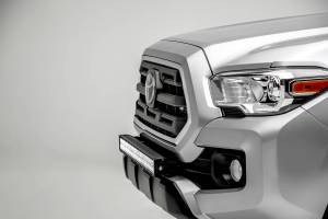 Z329511-KIT-D | ZROADZ Front Bumper Center LED Kit with (1) 30 Inch LED Straight Double Row Light Bar (2018-2023 Toyota Tacoma)