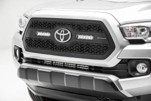 ZROADZ - Z329512-KIT | ZROADZ Front Bumper Center LED Kit with (1) 20 Inch LED Straight Single Row Slim Light Bar (2018-2023 Tacoma) - Image 5