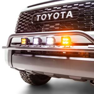 ZROADZ - Z329661-KITAW | ZROADZ Front Bumper LED Kit with (2) 3 Inch Amber and (2) White ZROADZ LED Pod Lights (2014-2021 Tundra) - Image 18