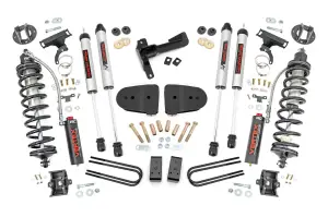 43658 | Rough Country 3 Inch Coilover Conversion Lift Kit For Ford F-250 Super Duty | 2023-2023 | Gas, Front Vertex Coilovers, Rear V2 Shocks