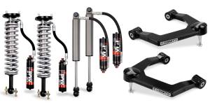 210-P1006 | Cognito 3-Inch Elite Ball Joint Leveling Kit with Fox Elite 2.5 Reservoir Shocks (2019-2024 Silverado, Sierra 1500 2WD/4WD)