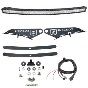 Z332081-KIT-C | ZROADZ Front Roof LED Kit with 50 Inch LED Curved Double Row Light Bar (2014-2018 Silverado, Sierra 1500 | 2015-2020 Silverado, Sierra 2500 HD, 3500 HD)