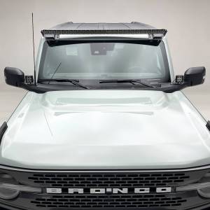 ZROADZ - Z335411-KIT | ZROADZ Front Roof LED Kit with (1) 50 Inch LED Straight Single Row Slim Light Bar (2021-2023 Bronco) - Image 9