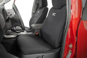 Rough Country - 91058 | Rough Country Neoprene Front And Rear Seat Covers For Nissan Frontier 2/4WD | 2022-2023 - Image 3