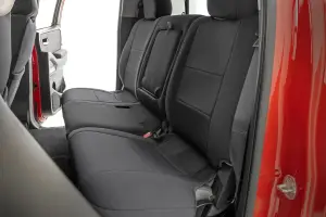 Rough Country - 91058 | Rough Country Neoprene Front And Rear Seat Covers For Nissan Frontier 2/4WD | 2022-2023 - Image 2