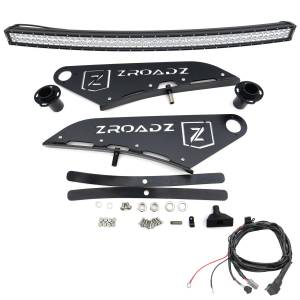 ZROADZ - Z335731-KIT-C | ZROADZ Front Roof LED Kit with 50 Inch LED Curved Double Row Light Bar (2015-2023 F150) - Image 1